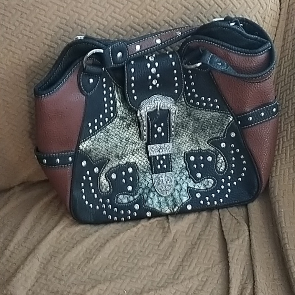 Western decorated purse.